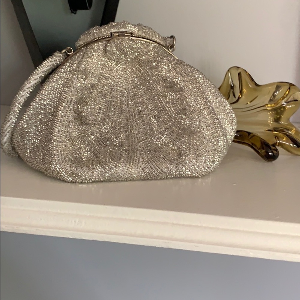 Vintage 40s/50s Walborg hand beaded evening bag